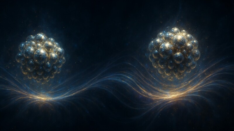 “塊”も波になった——原子7000個級で猫状態のサイン