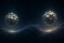 “塊”も波になった——原子7000個級で猫状態のサイン