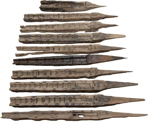 大砲の砲床の部分