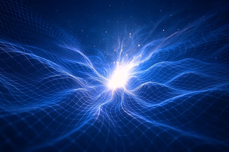 ビッグバン以前の宇宙に新説――重力波が宇宙を紡いだ可能性