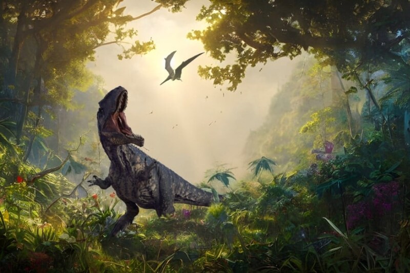 新種メガラプトルの化石を発見、口に「最後の晩餐」が残ったまま