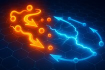 熱と電気が「別行動」する様子を観察することに成功