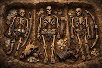 1100年前の「エリート戦士3人」の遺骨を発見、うち2人は10代