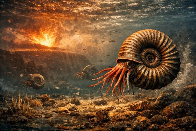 アンモナイトは「巨大隕石の衝突」を生き延びていた可能性