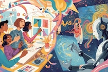 人間「上位10％」の創造性スコアはAIを大きく上回る