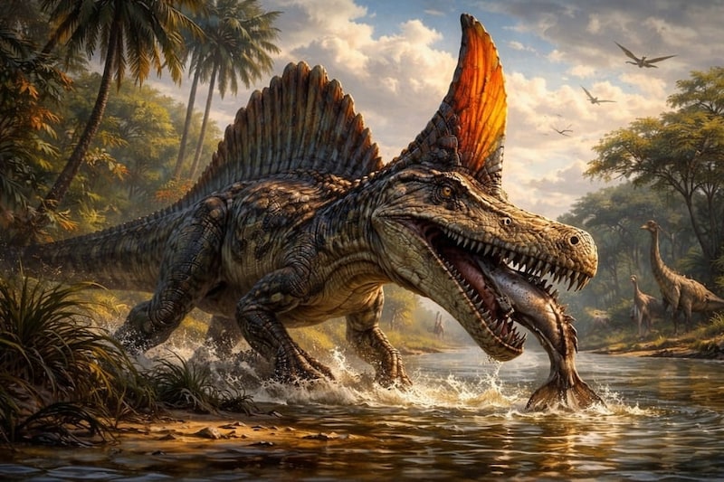 サハラ砂漠で「新種のスピノサウルス」の化石を発見