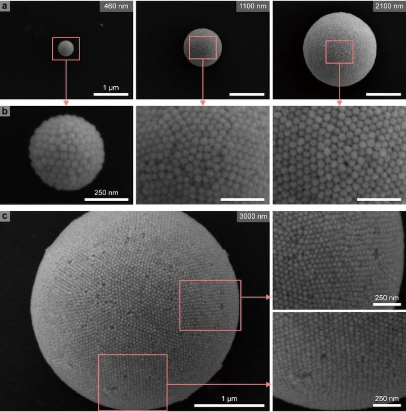 太陽光の9割を吸収できる「極小の金の球」