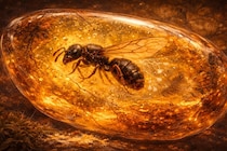 1600万年前の琥珀に眠る「新種の女王アリ」を発見