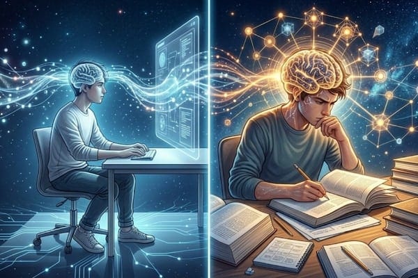 ”本で勉強”と”AIで勉強”は何が違うのか?獲得方法で変わる知識の違いとは?