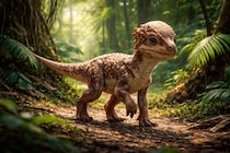 【超貴重】頭突き恐竜の「赤ちゃん化石」を発見