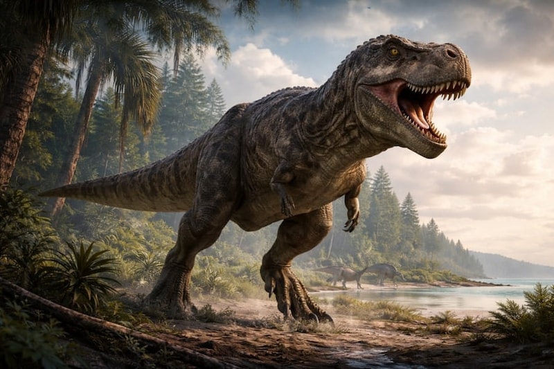 Tレックスの前時代にいた「巨大肉食竜」の化石を発見