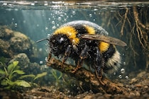 マルハナバチの女王が「水中でも生存できる秘密」を解明