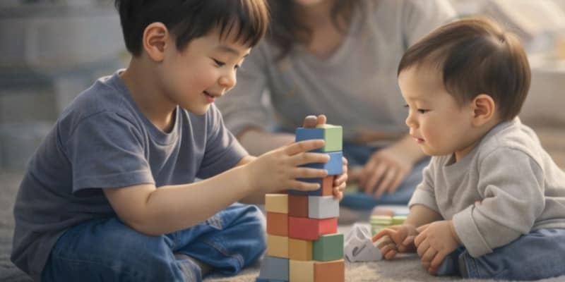 生後6か月の段階で大きな差がうまれていた