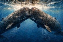 【史上初】頭突きをしあう「マッコウクジラ」の撮影に成功