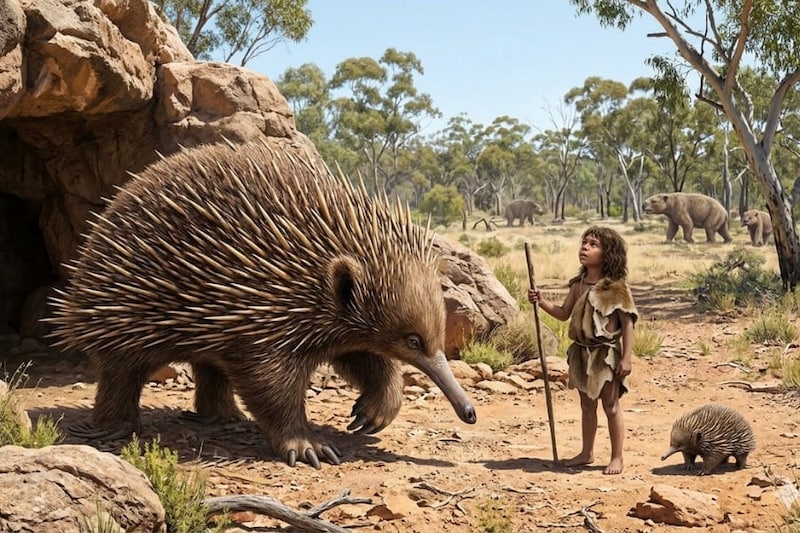 人間の子供サイズもある「巨大ハリモグラ」の化石を発見