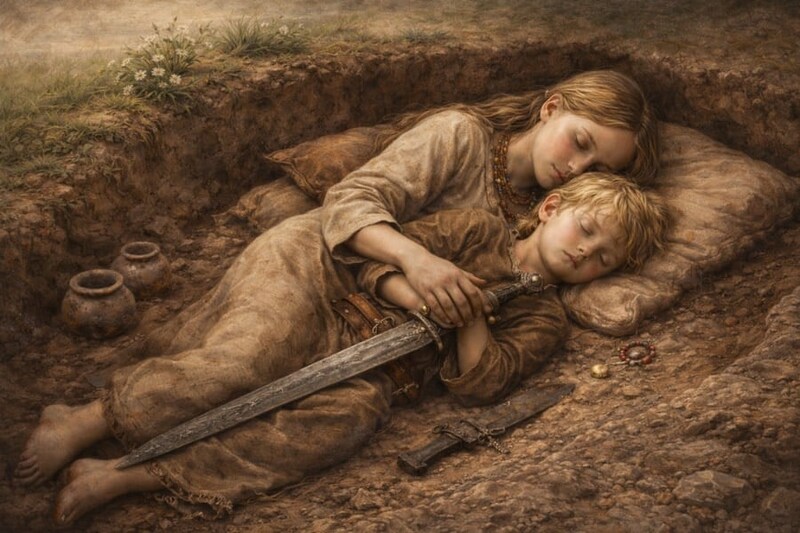 1400年前の「姉弟の遺体」を発見ーー姉が弟を見守るような配置