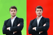 背景を赤色にするだけで「顔の威厳を高められる」