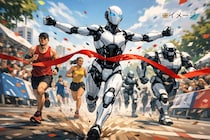 人型ロボットがハーフマラソンで人間の記録を破る【動画あり】