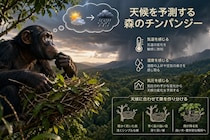 チンパンジーは「天気を予測」していたーー天候に応じて「寝床の作り」を変える傾向