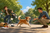 メス犬は人の能力を見極めて「有能な人」に近づく