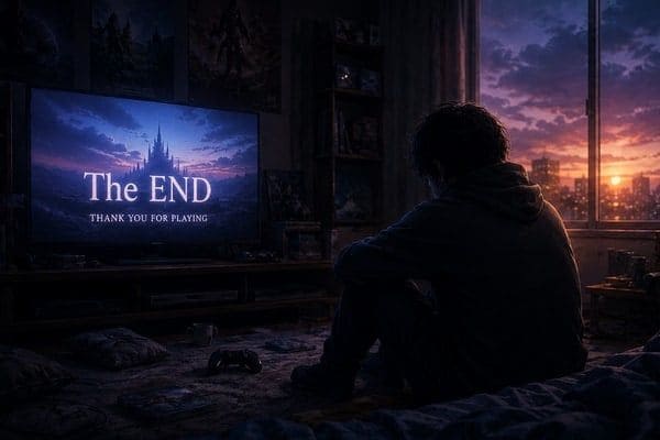 没入感の高いゲームクリア後の喪失感は測定可能な心理現象だった
