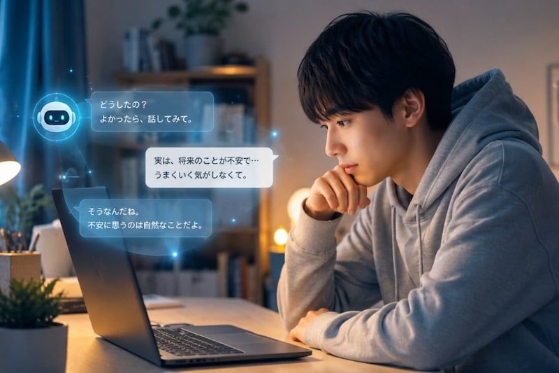 若者の5人に1人がAIに「心の悩み」を相談していた、米国の調査