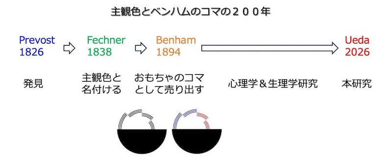 ベンハムのコマと主観色の200年