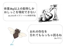 「動物たちのおしっこの法則(イグノーベル賞)」にセミだけ従っていなかった