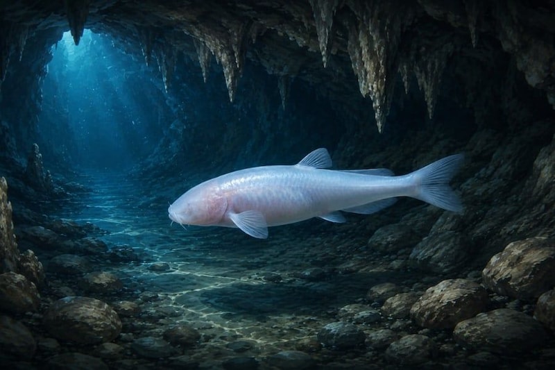 新種の盲目魚「デーモン・ケーブフィッシュ」を地下洞窟で発見、米アラバマ州