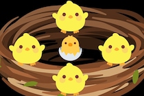子供たちのエサとして「追加のヒナ」を産む鳥がいる