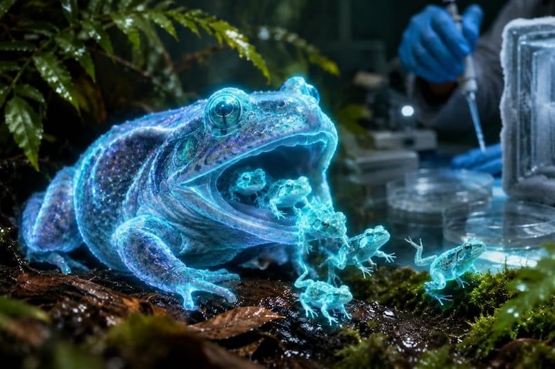 実在した口から「出産」するカエルーー絶滅から復活させるプロジェクト