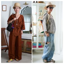 【１週間コーデ】今すぐ着たい！ リネン＆デニムの秋の大人パンツコーデ～〈月曜日・火曜日〉#011 Masami Tsuchimura～