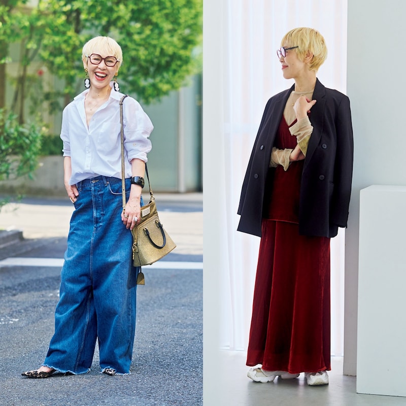 50代の憧れミューズ・冨永彩心さんのおしゃれワザを大公開!