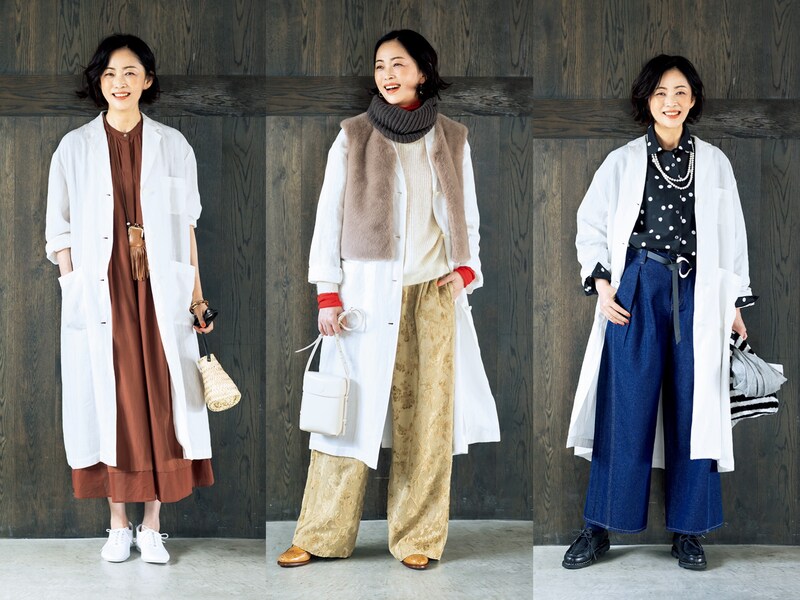 薄手のアウターの出番到来！　冬まで着られる1枚仕立てのロングコート4選