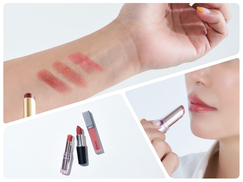 秋冬の新色リップ 色白肌vs色黒肌でつけ比べてみた!
