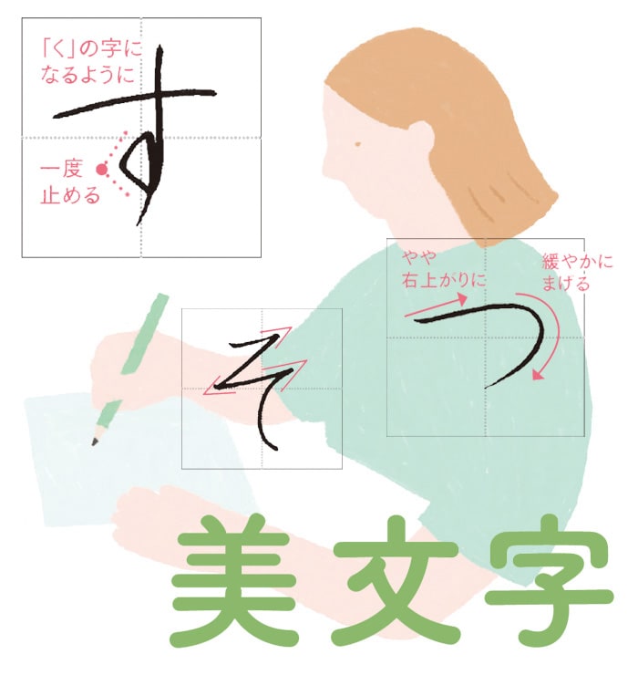 たった3つのルールで【ひらがなをきれいに書く】! 50代こそ目指したい美文字テクニック