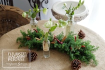【京都の人気フローリスト】POUSSE（プーゼ）で教わる 30分で作れる2wayクリスマスアレンジメント