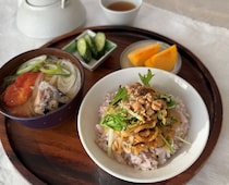 【更年期世代を元気に！ 50代の「応援めし」】発酵食品＋食物繊維・オリゴ糖が最強の組み合わせ！ 免疫力アップの腸活レシピ　「切り干し大根と納豆の雑穀ごはん」「さば缶とねぎ・トマト・春雨のみそ汁」