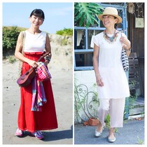 【１週間コーデ】気分がアップする残暑のキレイ色コーデ ～〈月曜日・火曜日〉#012 Sae Yamane ～