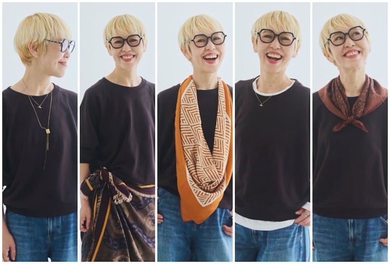 【50代ユニクロコーデのコツ!】上下ユニクロコーデがガラッと変わる!5つのアレンジ