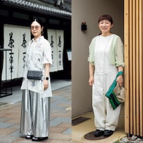 【京都スナップ】地産地消のおしゃれ＆重ねワザが効いた着こなし　50代がマネしたいヒントがいっぱい！