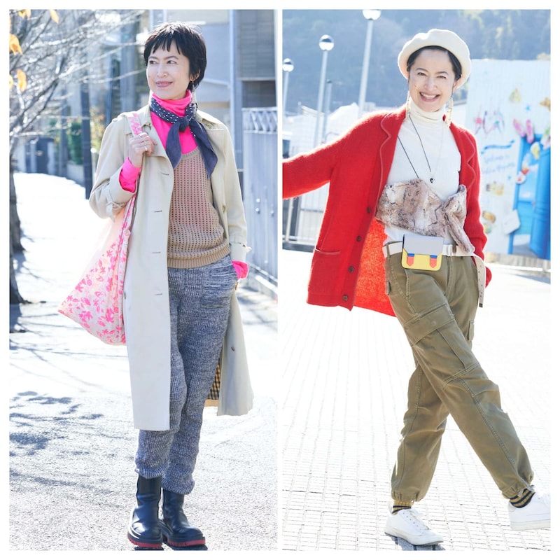 【１週間コーデ】トレンチコート＆メンズカーデ を主役に冬のきれいめパンツコーデ２選～〈水曜日・木曜日〉#015 Miho Aida～