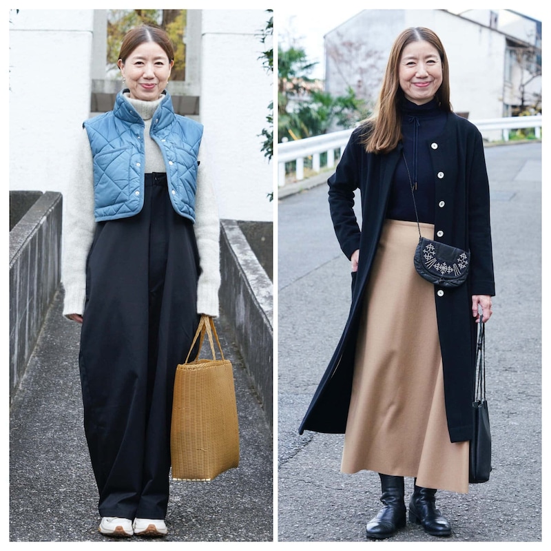 【1週間コーデ】大人アウターの最適解は? ミニ丈ダウンベストでスポーツミックス、カシミアコートで上品に~〈水曜日・木曜日〉#016 Misato Shimizu~