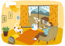 暖かさをキープできる室内環境の整え方　乾燥も撃退！ 加湿器は部屋のどこに置くのが正解？