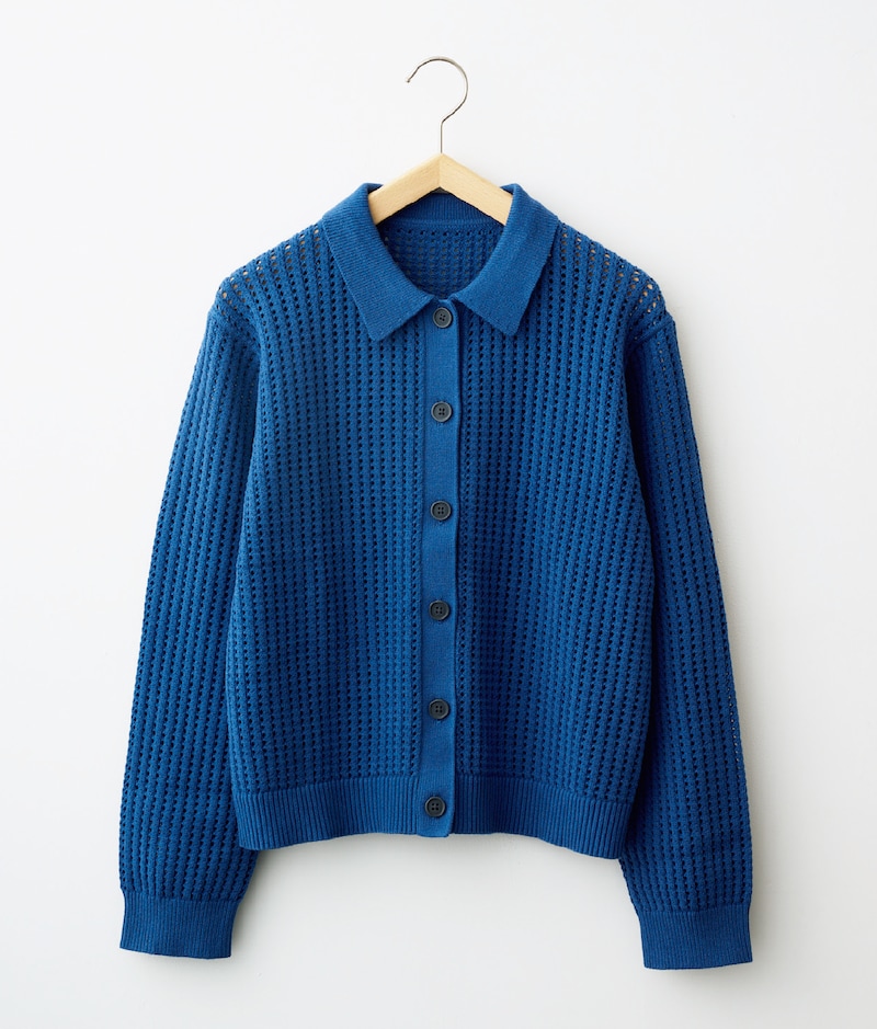 【無印良品で指名買い】洗えるメッシュポロカーデが秀逸すぎる