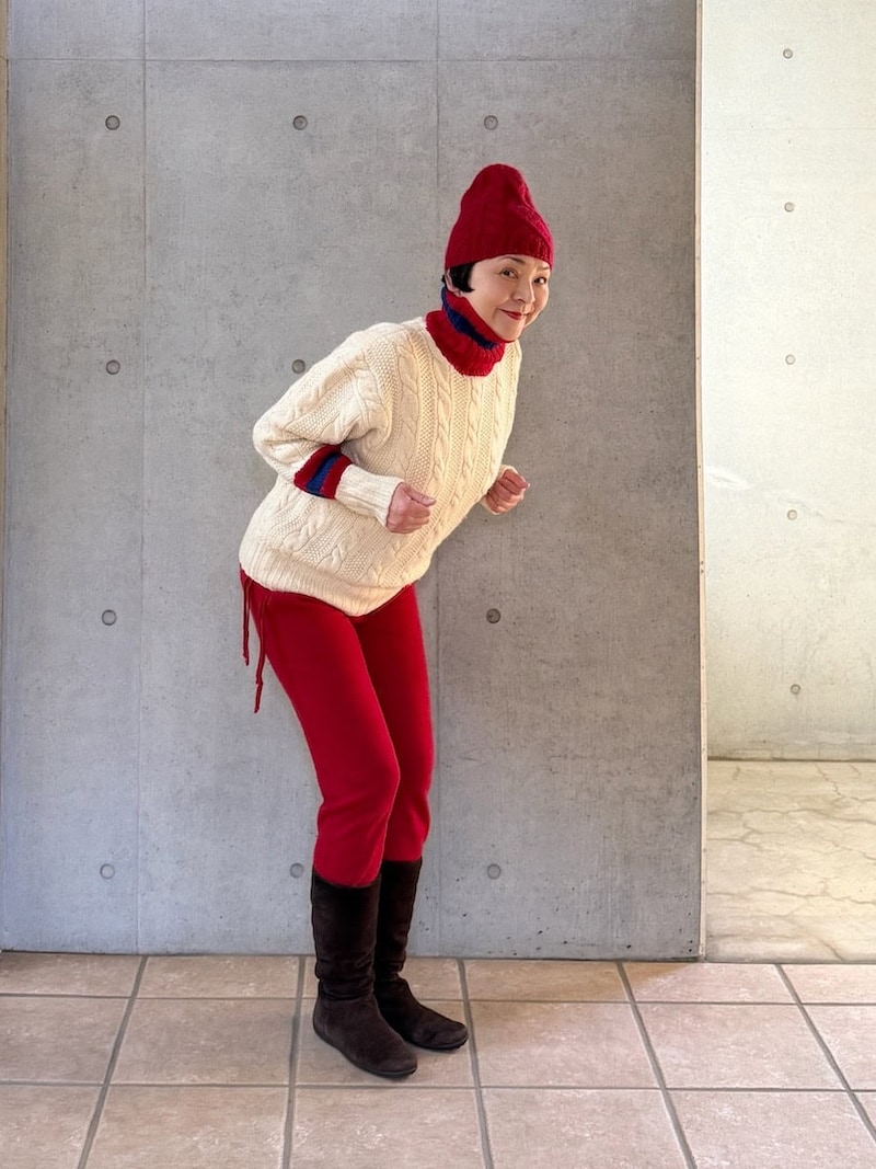 優恵のおしゃれは心意気  Vol.25 「スキーセーターが着たいのに」