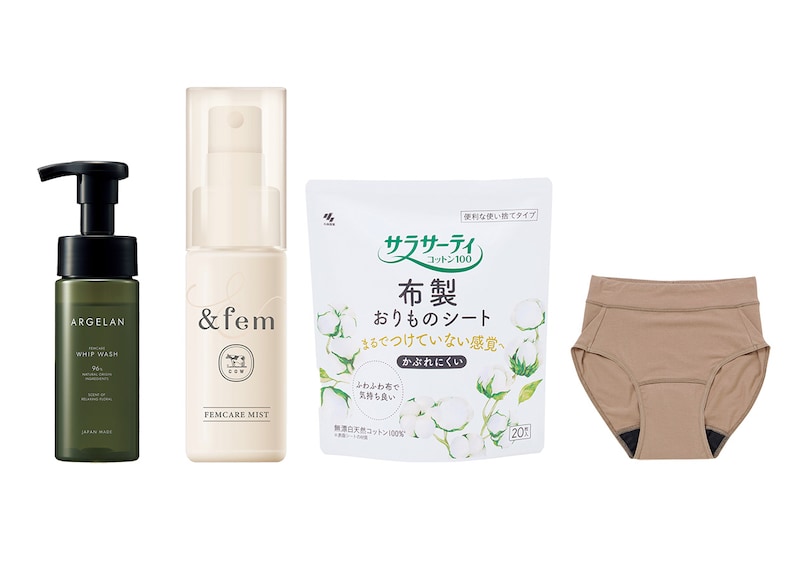 【50代のフェムケア】読者が選ぶ「ヘルスケア大賞」受賞商品を発表！　「吸水」「フェムゾーンケア」部門