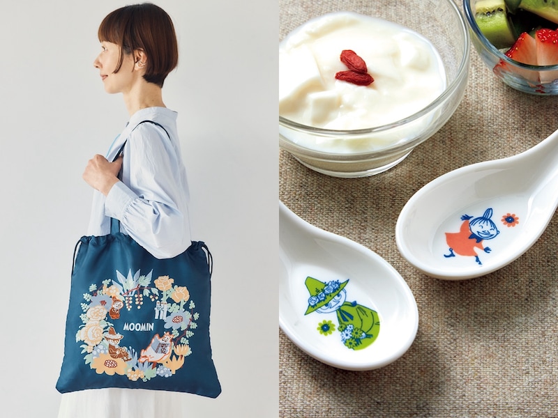 【雑誌付録】次号予告「大人のおしゃれ手帖」5月号は大人気･ムーミン付録が登場！／通常号［豪華刺しゅう巾着トート］、増刊号［れんげ豪華5本セット］