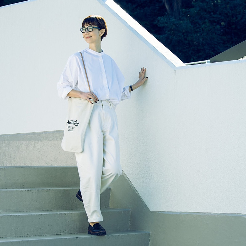 モデル・香菜子さんから学ぶ「小物のおしゃれ」めがね/靴/バッグ