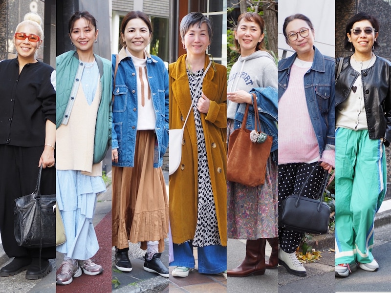 【1週間スナップ】50代の春カラーコーデ7選！ 老け見えしない色の使い方とは？